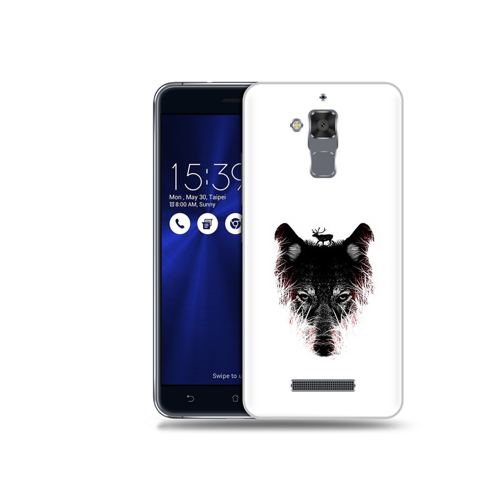 

Чехол MyPads Tocco для Asus ZenFone 3 Max (ZC520TL) волк в траве, Прозрачный, Tocco