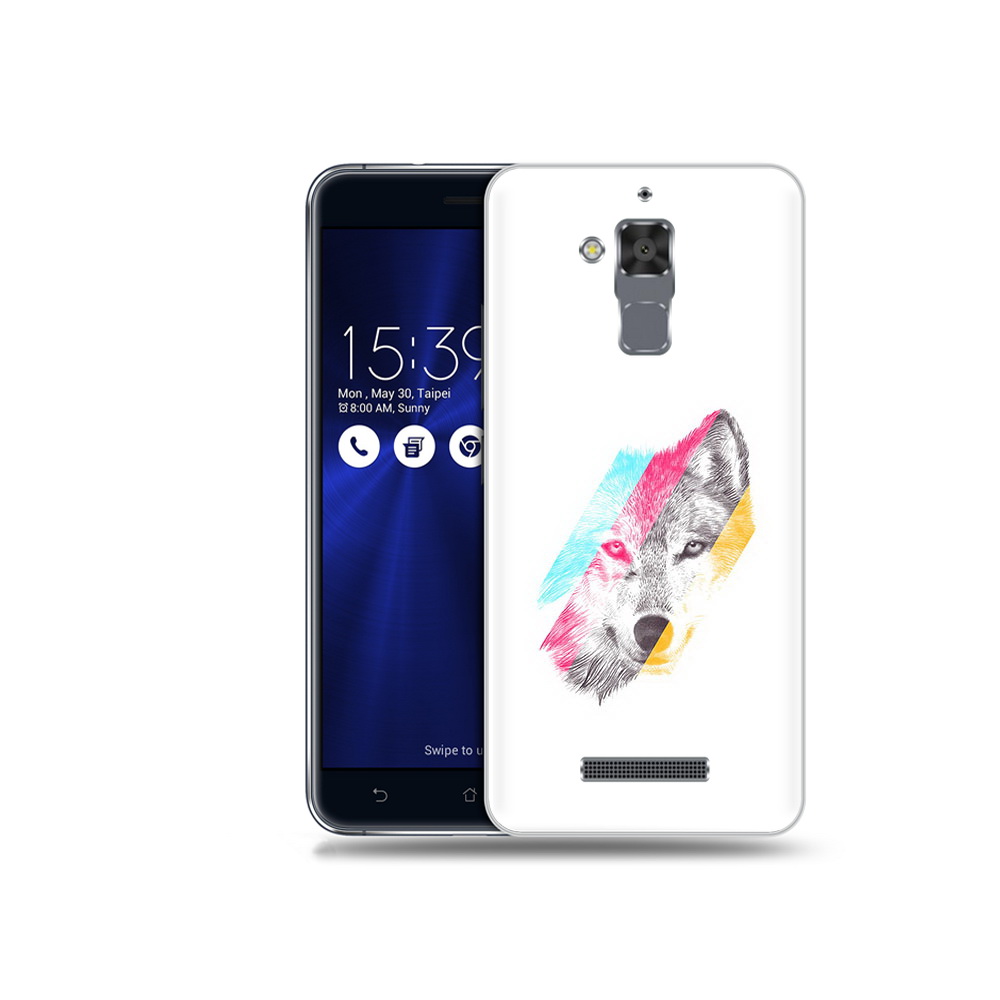 

Чехол MyPads Tocco для Asus ZenFone 3 Max (ZC520TL) волк градиент, Прозрачный, Tocco