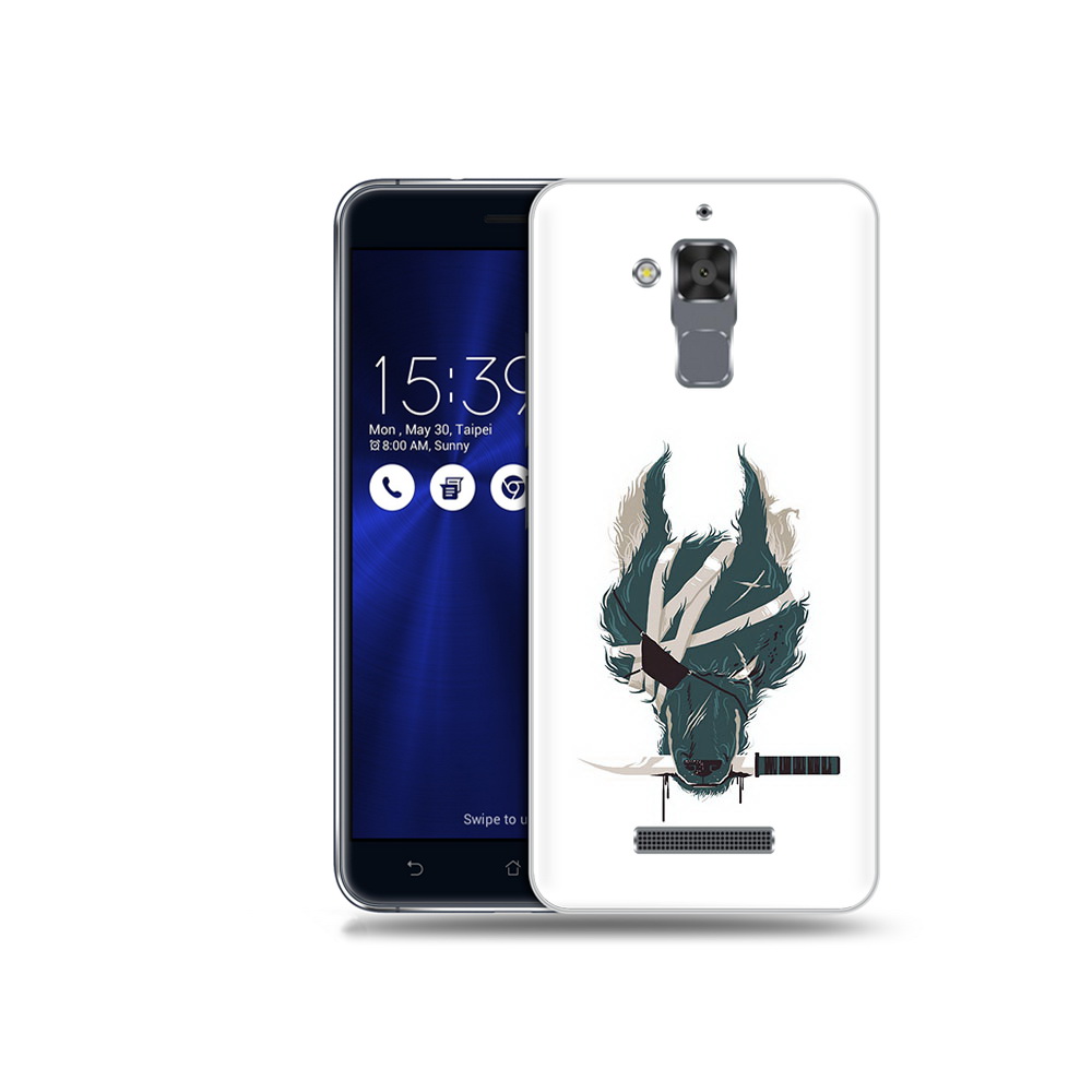 

Чехол MyPads Tocco для Asus ZenFone 3 Max (ZC520TL) волк-разбойник, Прозрачный, Tocco