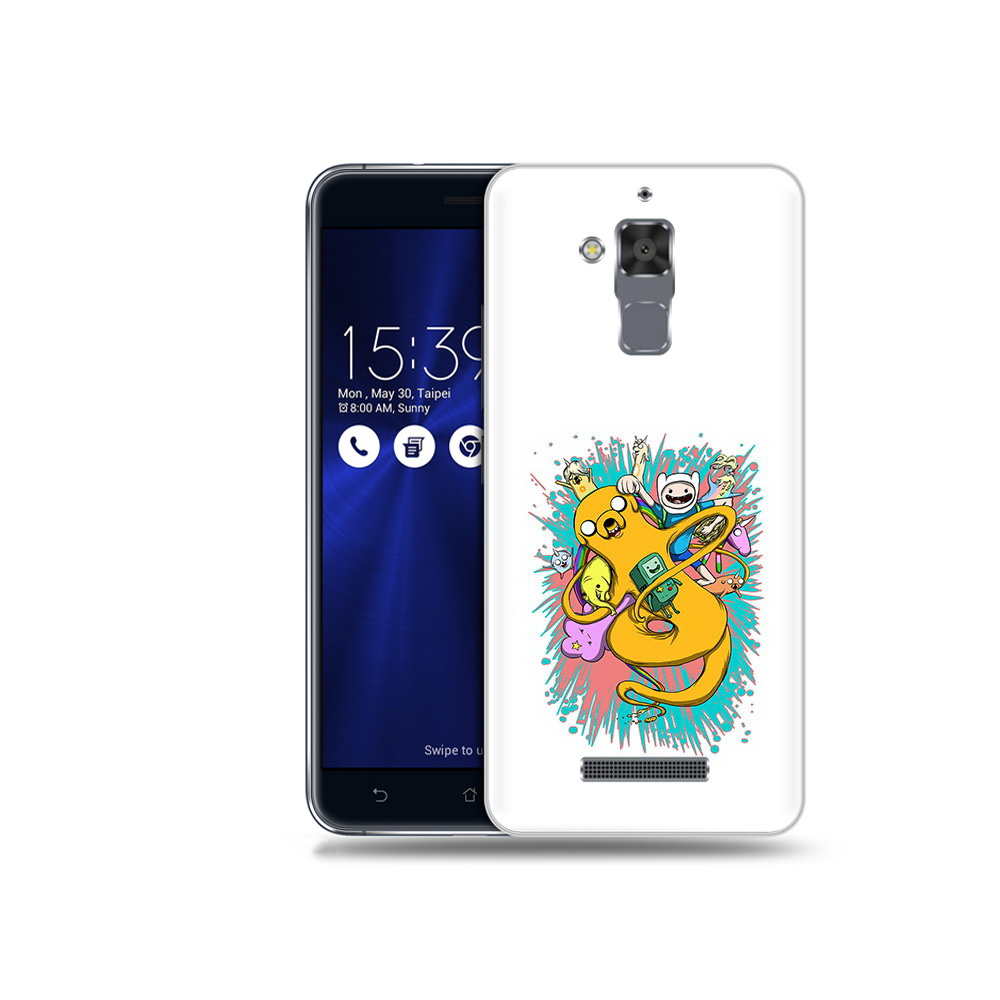 

Чехол MyPads Tocco для Asus ZenFone 3 Max (ZC520TL) время приключений рисунок, Прозрачный, Tocco