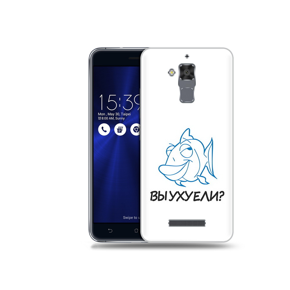 

Чехол MyPads Tocco для Asus ZenFone 3 Max (ZC520TL) вы ухуели, Прозрачный, Tocco