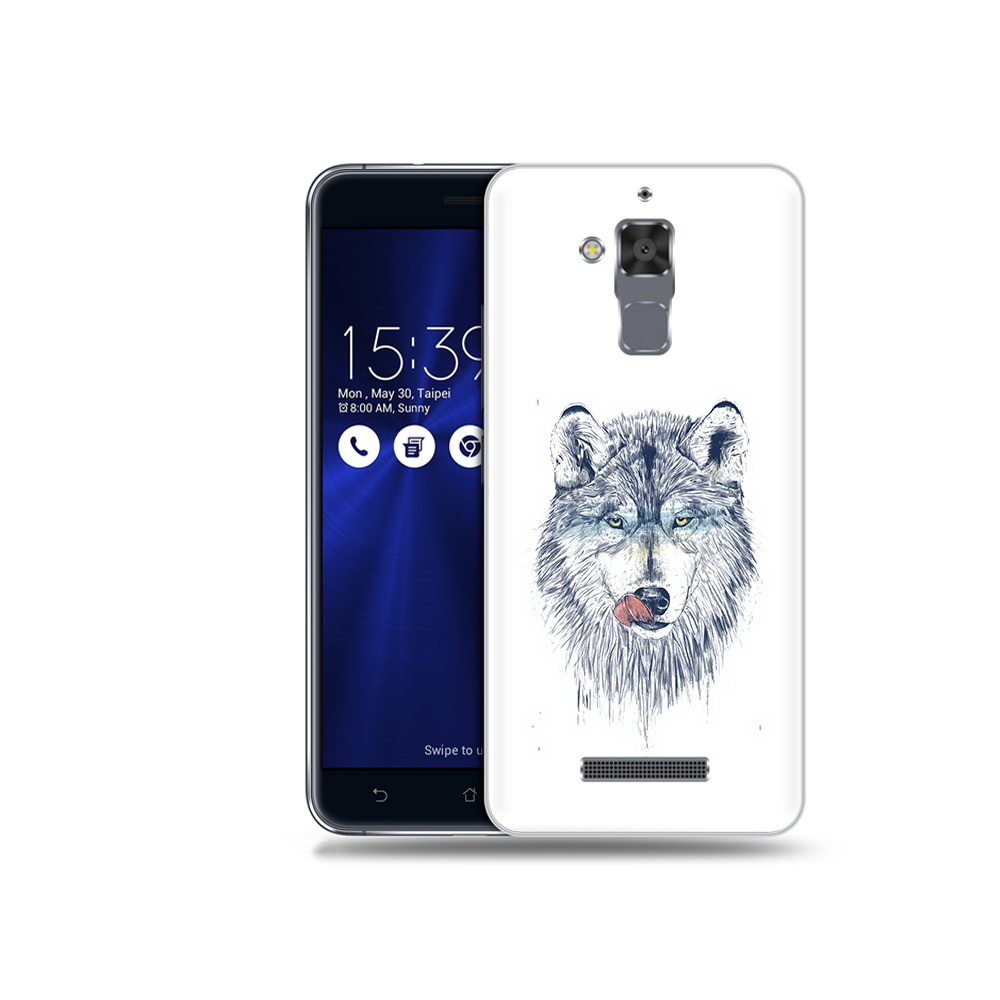 

Чехол MyPads Tocco для Asus ZenFone 3 Max (ZC520TL) голодгый волк, Прозрачный, Tocco