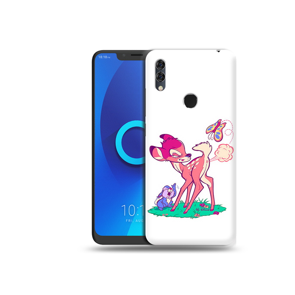 

Чехол MyPads Tocco для Alcatel 5V смешной олененок, Прозрачный, Tocco