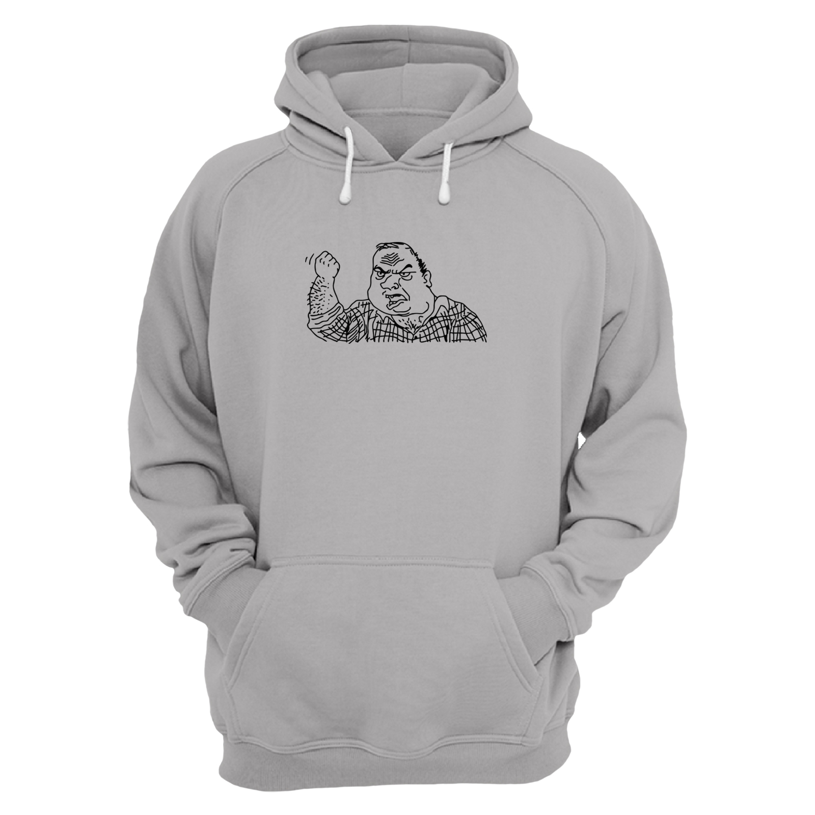 

Худи мужское SHARP&CUT CCA574476 серое 48 RU, Серый, CCA574476