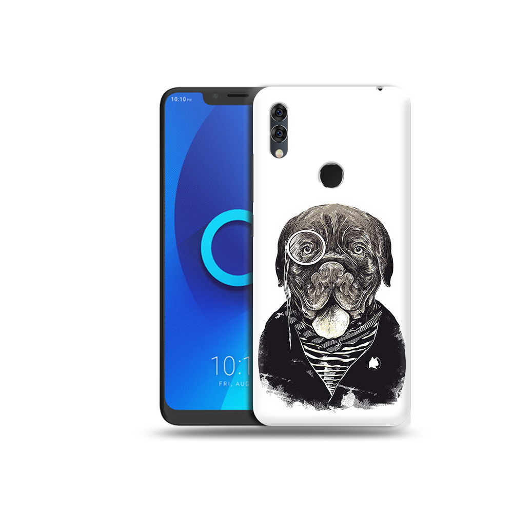 

Чехол MyPads Tocco для Alcatel 5V солидный песик, Прозрачный, Tocco