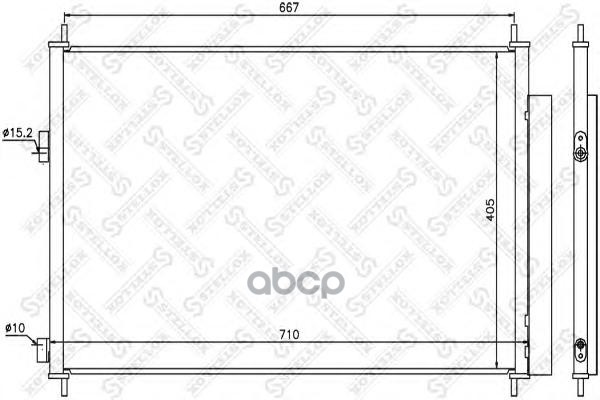 

10-45156-Sx =Ns940021 [8846042100] Радиатор Конд. Toyota Rav Iv 2.0 Vvti/2.2 D-4D/2.2 D-C