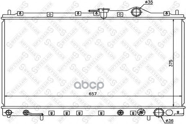 10-25965-Sx Радиатор Системы Охлаждения Акпп Mitsubishi Space Runner/Space Wagon Ii 1.8I 100044993217