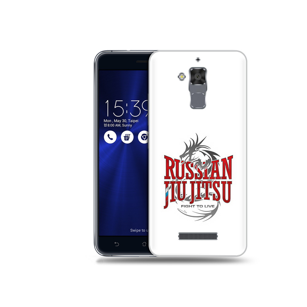 

Чехол MyPads Tocco для Asus ZenFone 3 Max (ZC520TL) джиу джитсу, Прозрачный, Tocco