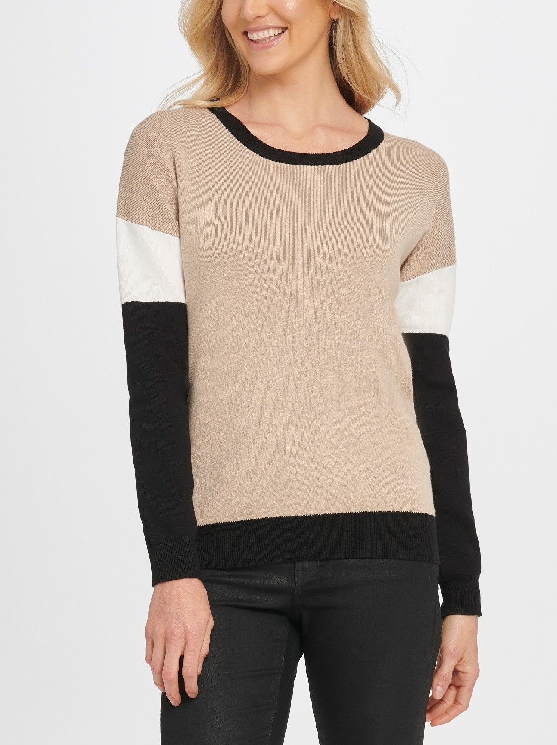 

Джемпер женский DKNY P9LS8750 бежевый M, P9LS8750