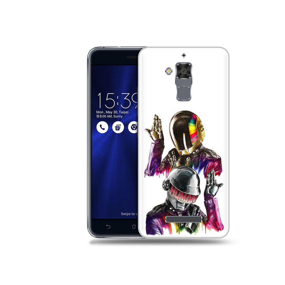 

Чехол MyPads Tocco для Asus ZenFone 3 Max (ZC520TL) диско космонавты, Прозрачный, Tocco
