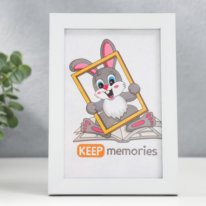 

Keep memories Фоторамка пластик 10х15 см 1481 белый