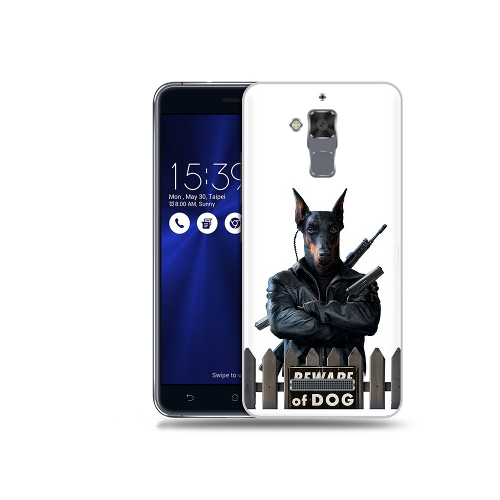 

Чехол MyPads Tocco для Asus ZenFone 3 Max (ZC520TL) доберман, Прозрачный, Tocco