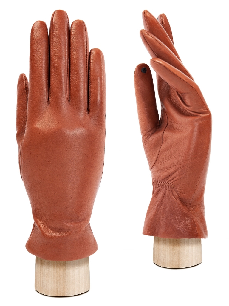 Перчатки женские Eleganzza TOUCH F-IS5500 коричневые, р. 7