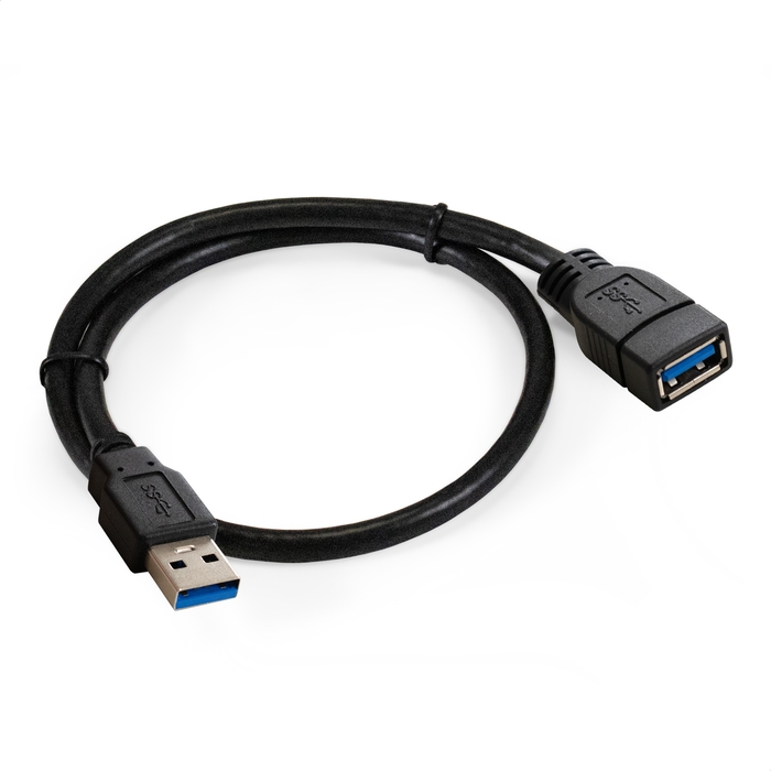 

Удлинитель ExeGate USB - USB вилка-розетка 0.5м (EX294749RUS) черный