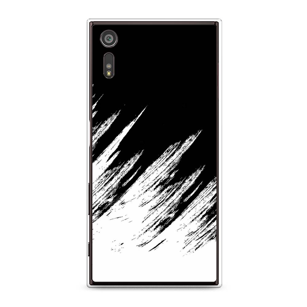

Чехол Awog на Sony Xperia XZ "Черно белые брызги", Разноцветный, 51450-3