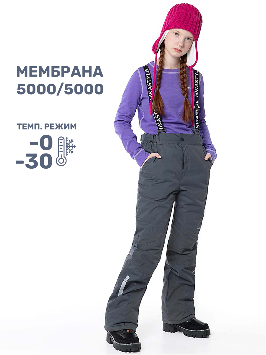

Брюки детские NIKASTYLE 2з4824, серый, 152, 2з4824