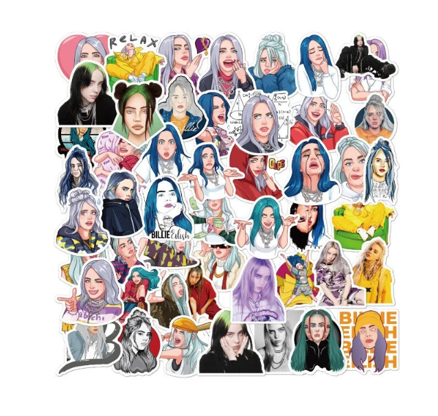 

Набор стикеров Billie Eilish