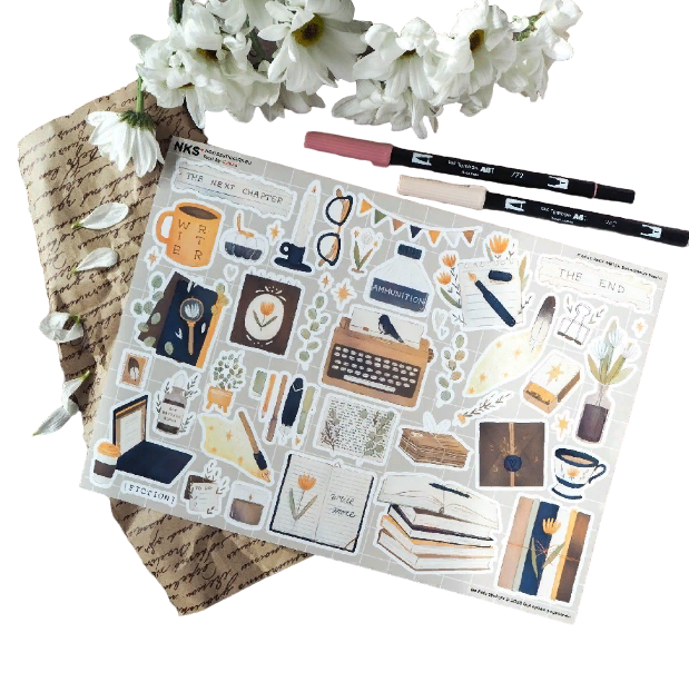 

Набор стикеров PACK WRITER (A4)