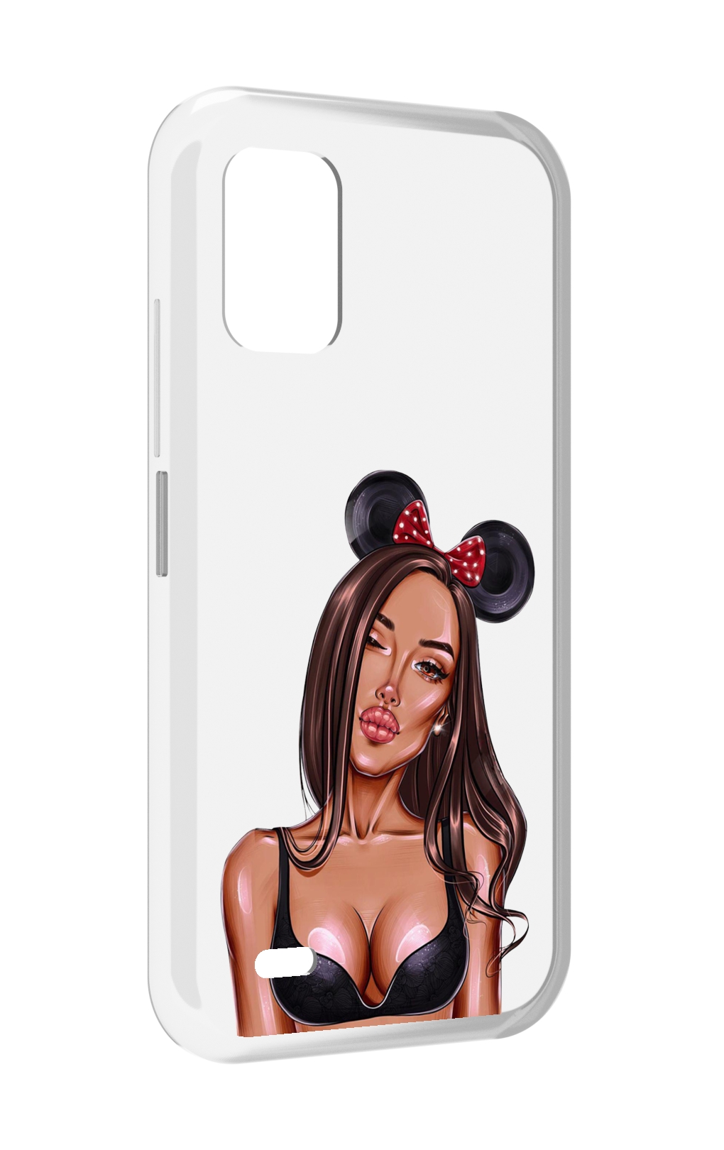 Чехол MyPads девушка-в-купальнике-с-ушками женский для UMIDIGI Bison GT2 / GT2 Pro