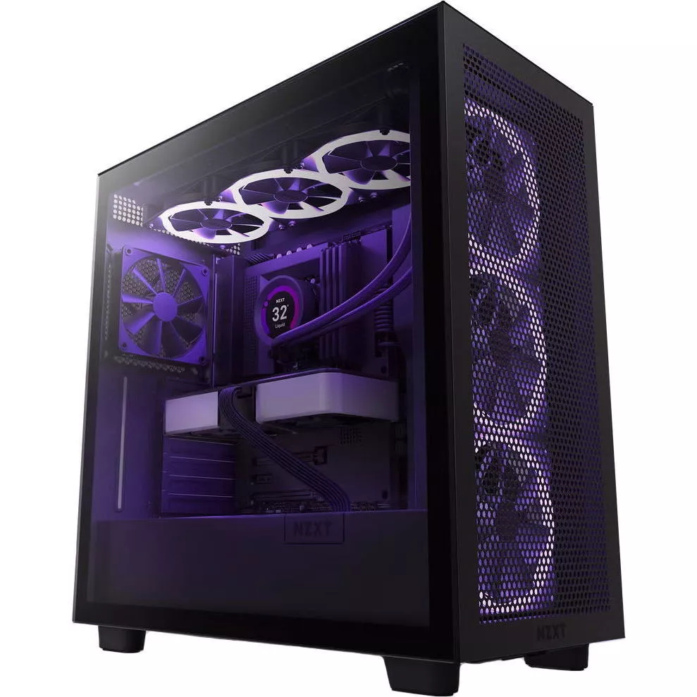 

Корпус компьютерный NZXT H7 Flow (CM-H71FB-01) черный, H7 Flow