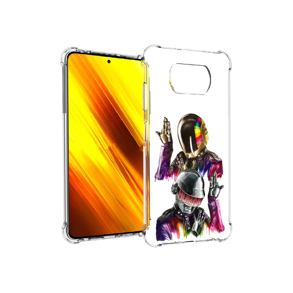

Чехол MyPads Tocco для Xiaomi Poco X3 диско космонавты (PT154881.262.329), Прозрачный, Tocco