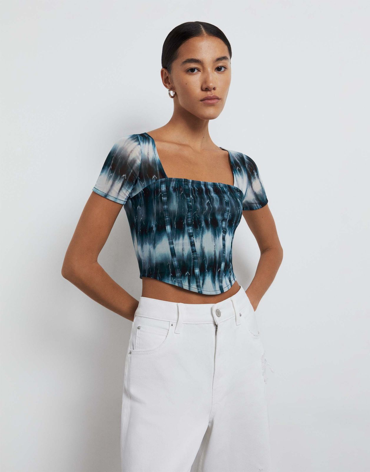 Кроп-топ женский Gloria Jeans GKT023513 черныйразноцветный XXS158 399₽