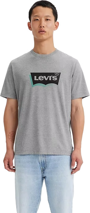 

Футболка мужская Levi's Men Relaxed Fit Graphic Tee серая 2XL, Серый, Men Relaxed Fit Graphic Tee