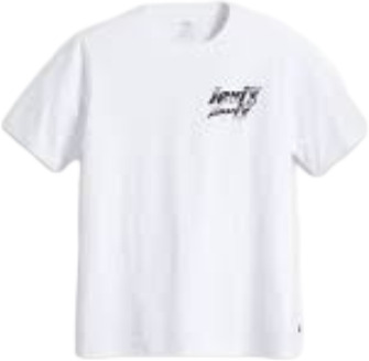 

Футболка мужская Levi's Men Relaxed Fit Graphic Tee белая 2XL, Белый, Men Relaxed Fit Graphic Tee