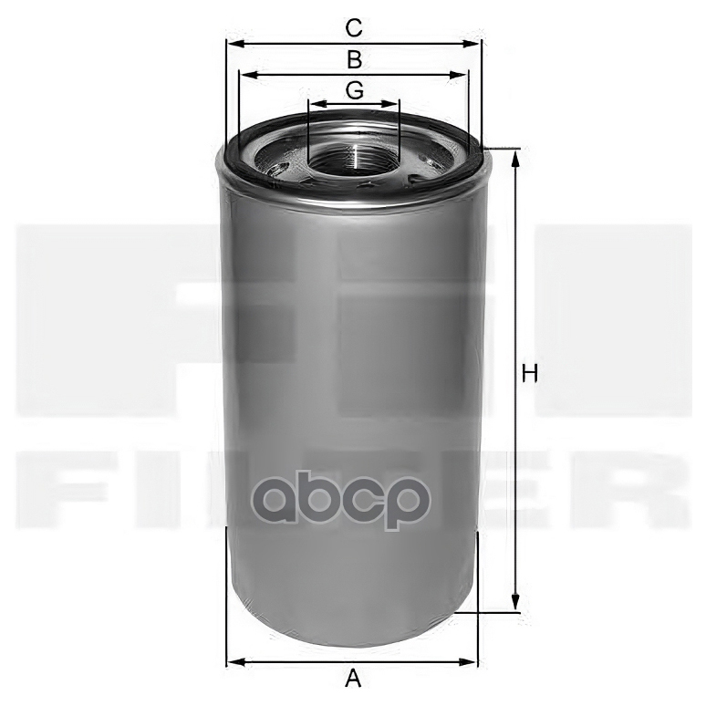 фото Фильтр масляный man truck/neoplan/steyr fil filter zp24a fil filter арт.zp24a