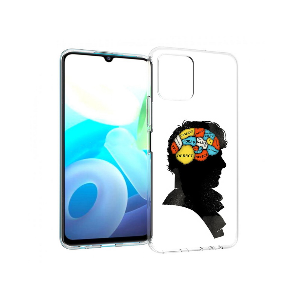 

Чехол MyPads Tocco для Vivo Y15s темный рисунок (PT224456.390.640), Прозрачный, Tocco