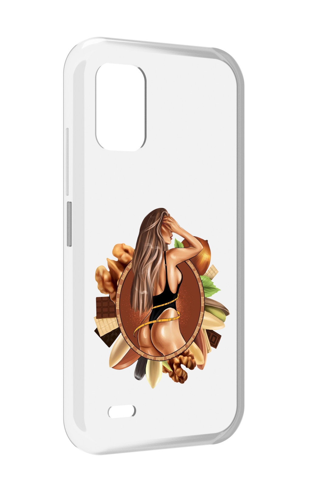

Чехол MyPads девушка-в-черном-купальнике женский для UMIDIGI Bison GT2 / GT2 Pro, Прозрачный, Tocco