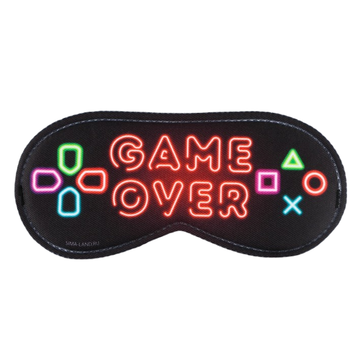 

Маска для сна NoBrand Game over, разноцветный, Game over