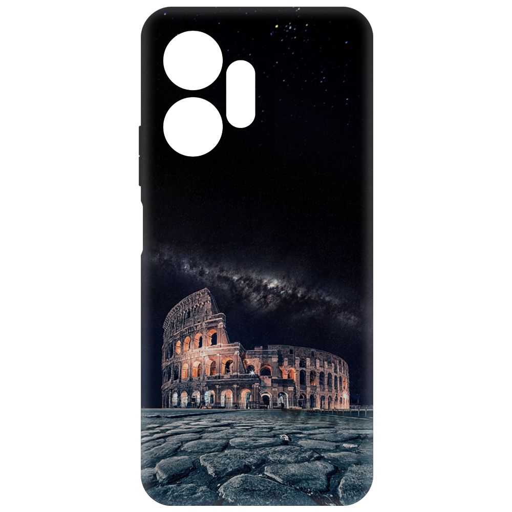 

Чехол-накладка Krutoff Soft Case Италия, Колизей для INFINIX Zero 20 черный