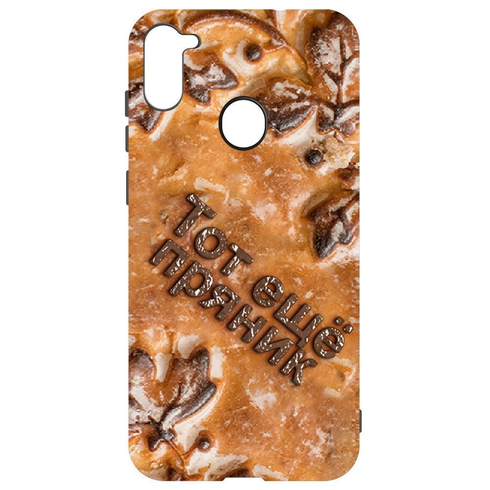 

Чехол-накладка Krutoff Soft Case Пряник для Samsung Galaxy M11 (M115), Черный
