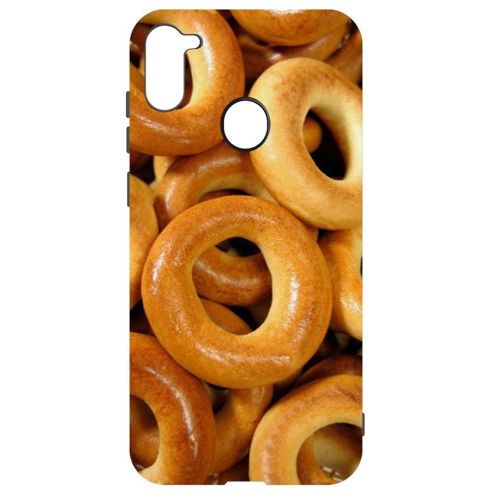 

Чехол-накладка Krutoff Soft Case Сушки для Samsung Galaxy M11 (M115), Черный