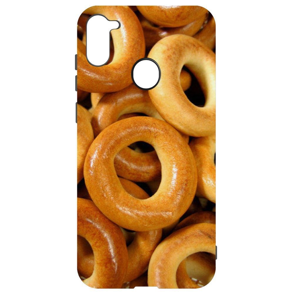 

Чехол-накладка Krutoff Soft Case Сушки для Samsung Galaxy A11 (A115), Черный