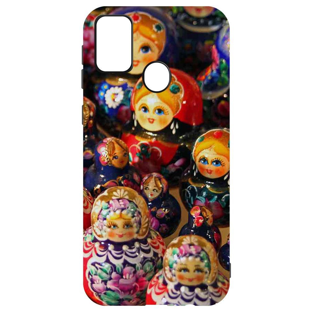 

Чехол-накладка Krutoff Soft Case Матрешка для Samsung Galaxy M21 (M215)