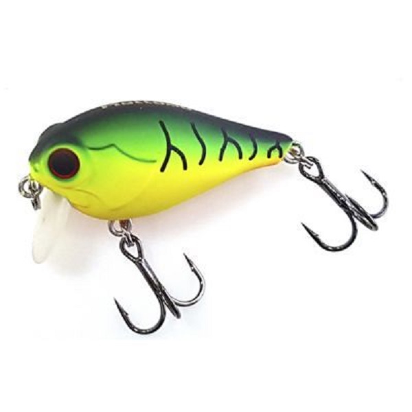 

Воблер Mottomo CRAZY CRANK 40F 4.2гр # Mat Tiger, Зеленый, CRAZY CRANK