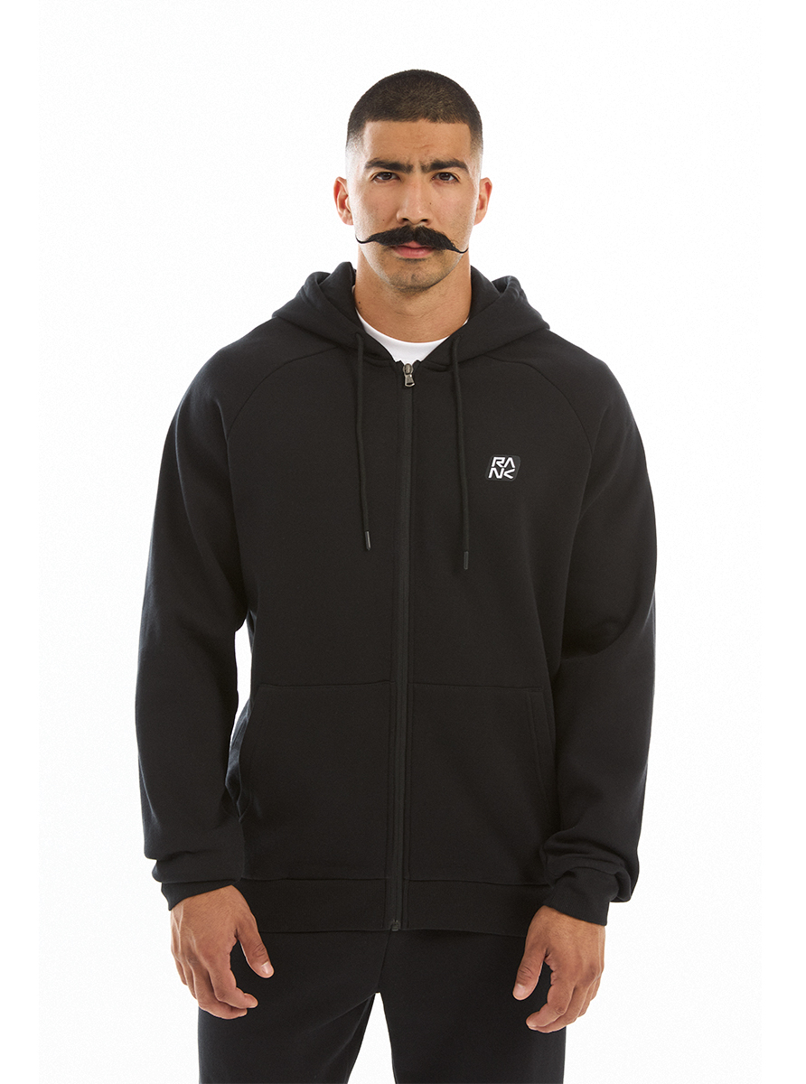 

Толстовка мужская RANK Competitor Fleece FZ черная L, Черный, Competitor Fleece FZ