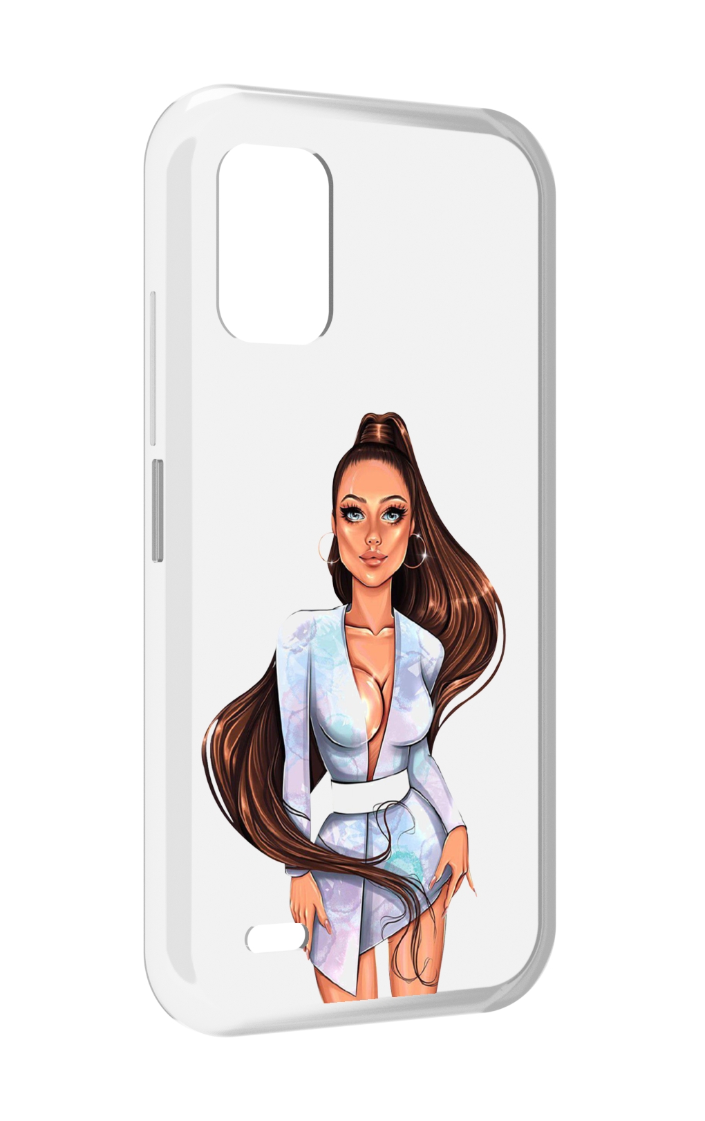 

Чехол MyPads девушка-с-очень-длинными-волосами женский для UMIDIGI Bison GT2 / GT2 Pro, Прозрачный, Tocco