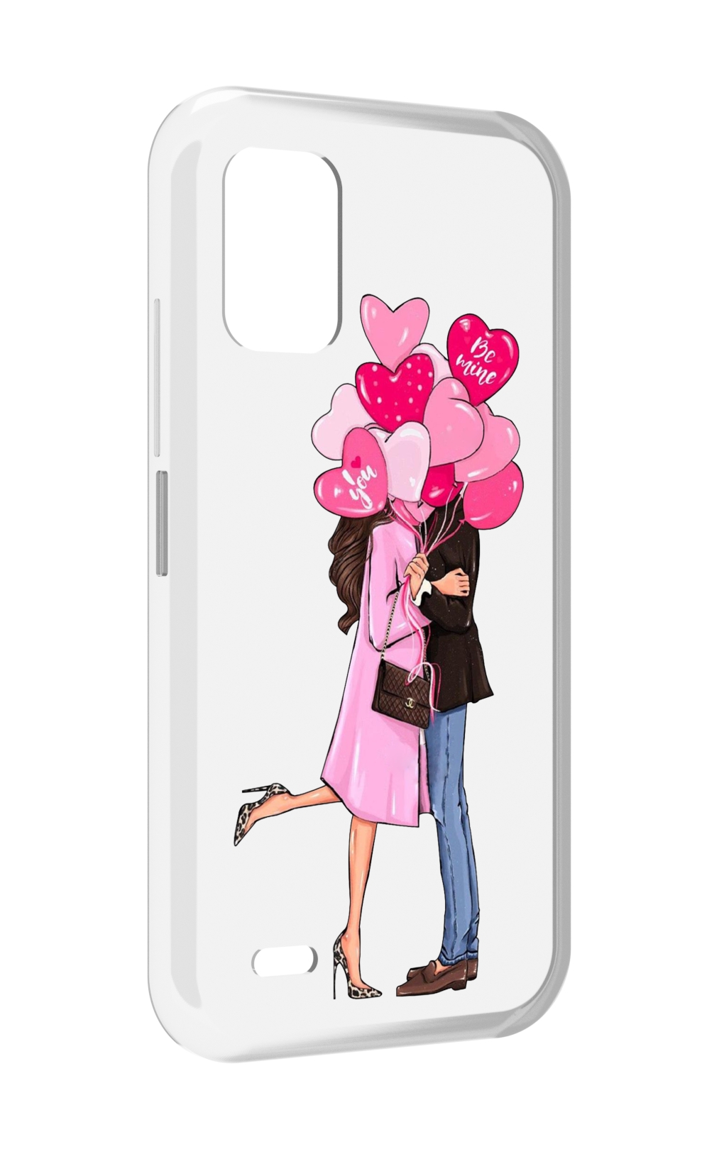 

Чехол MyPads девушка-с-парнем-сердечки женский для UMIDIGI Bison GT2 / GT2 Pro, Прозрачный, Tocco