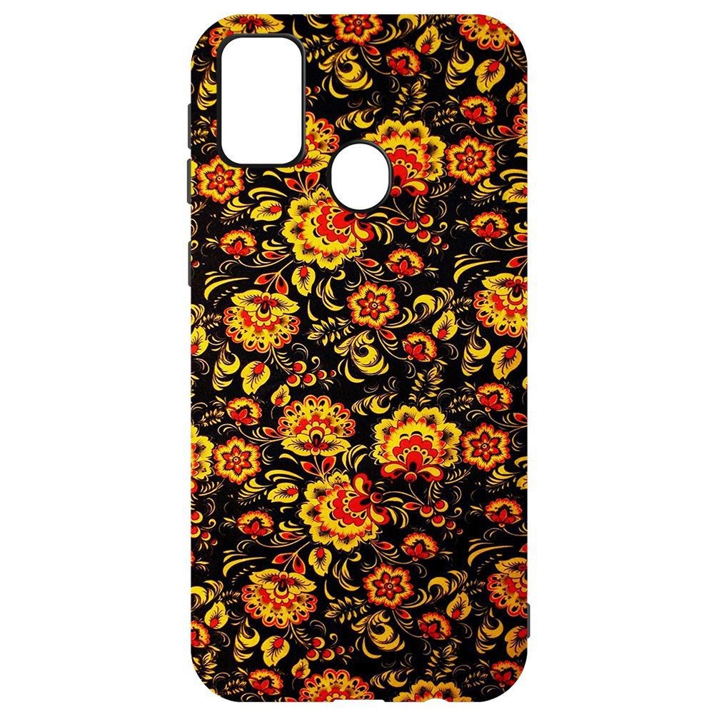 

Чехол-накладка Krutoff Soft Case Хохлома для Samsung Galaxy M21 (M215)