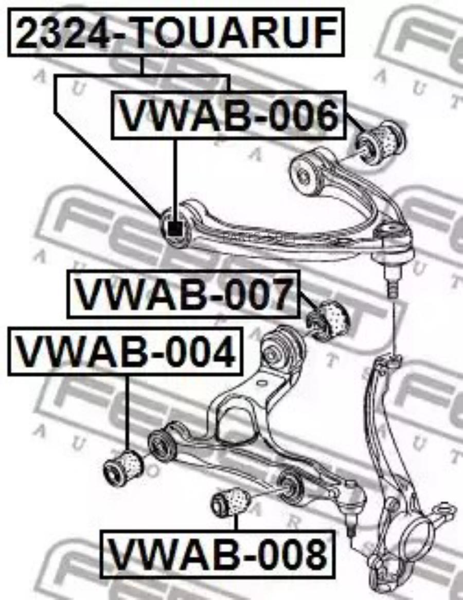 

FEBECT VWAB-008 Сайлентблок переднего нижнего рычага