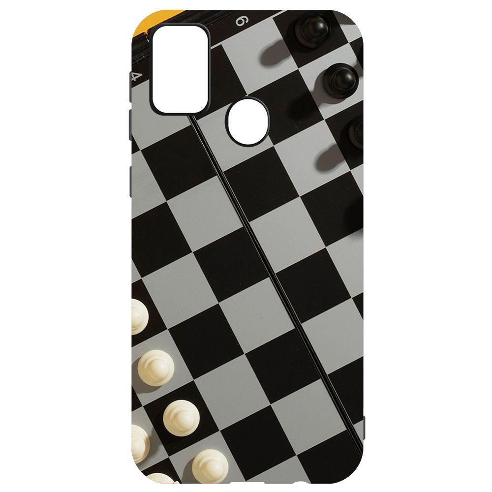 

Чехол-накладка Krutoff Soft Case Шахматы для Samsung Galaxy M21 (M215)
