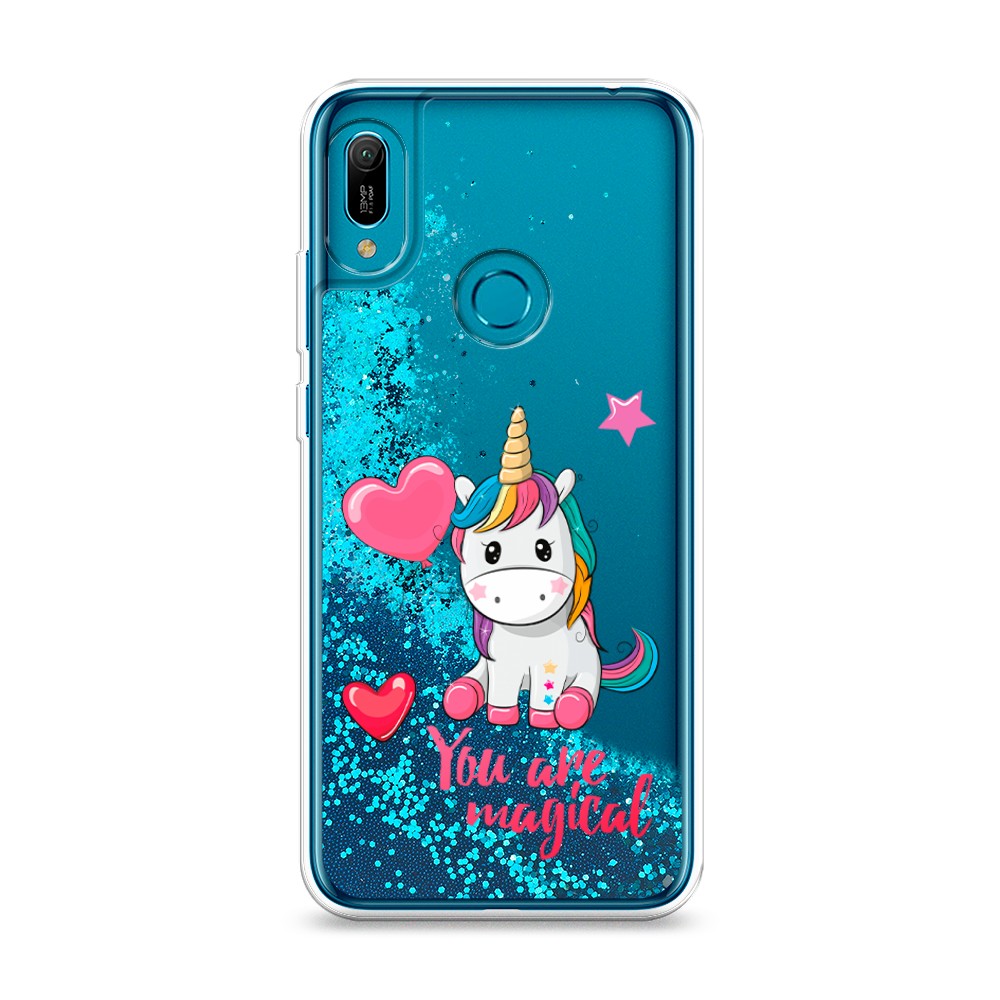 

Чехол Awog на Huawei Y6 2019/Honor 8a/8a Pro/Y6s "Волшебная единорожка", Разноцветный, 68693-1