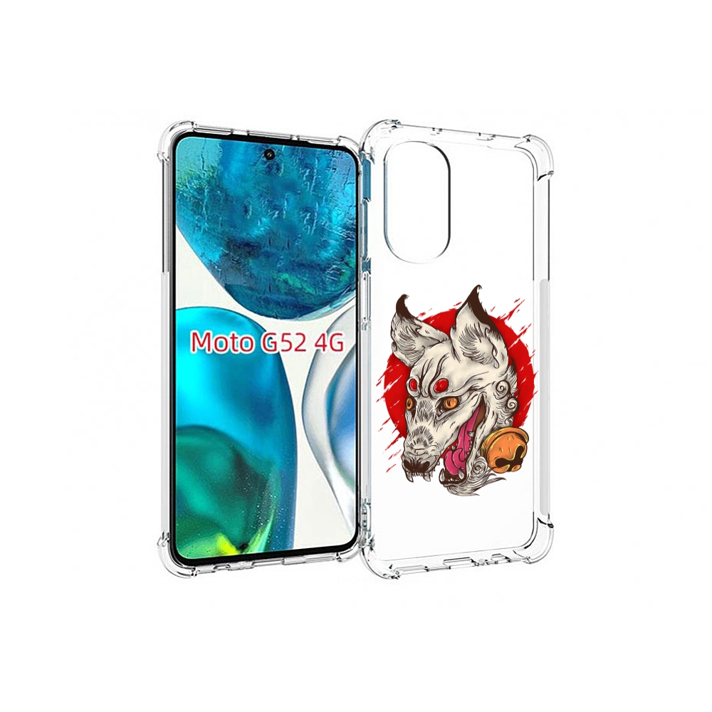 

Чехол MyPads страшная собака для Motorola Moto G82 / Moto G52, Прозрачный, Tocco