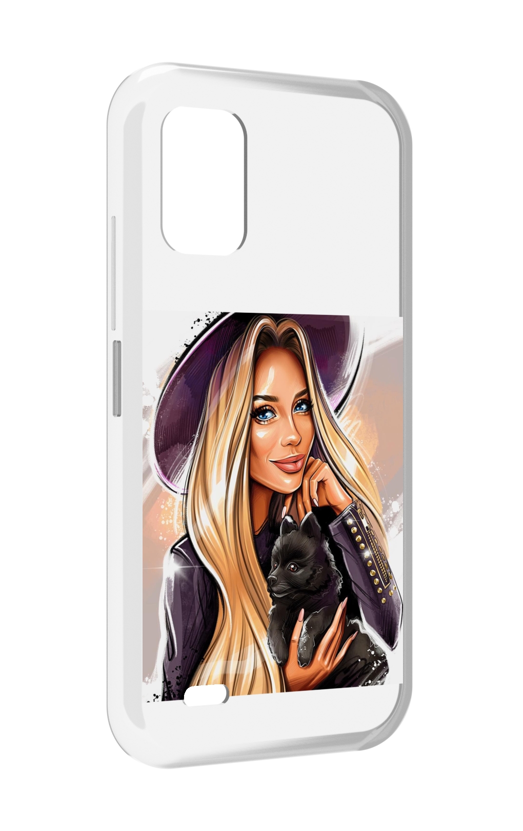 

Чехол MyPads девушка-с-черным-щенком женский для UMIDIGI Bison GT2 / GT2 Pro, Прозрачный, Tocco