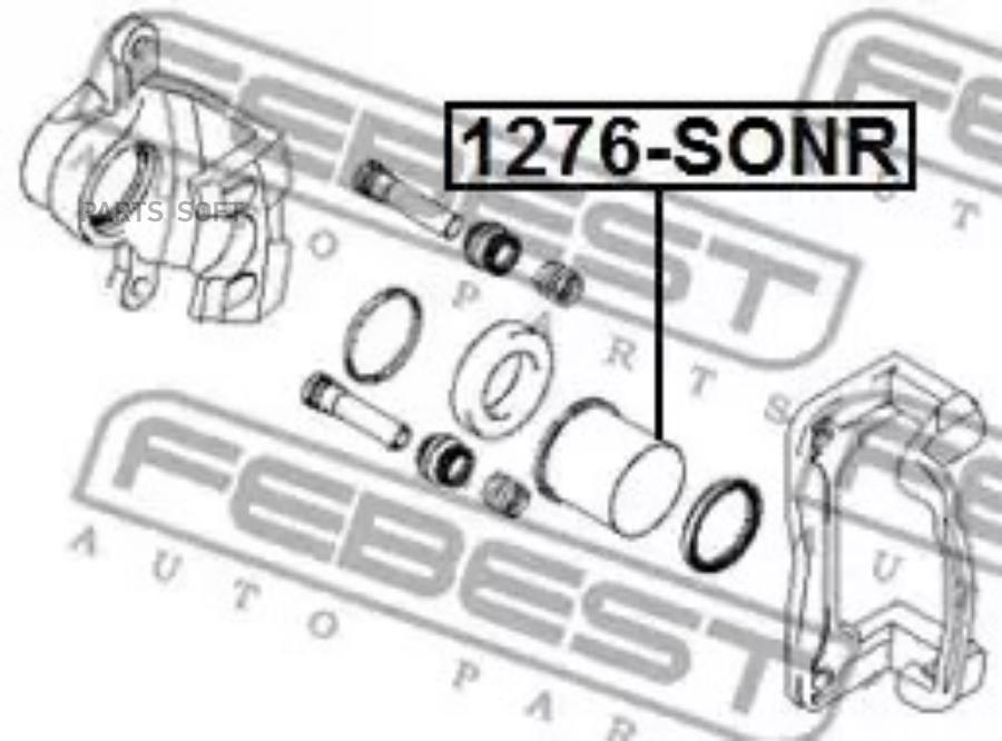 

FEBECT 1276-SONR Поршень суппорта тормозного заднего