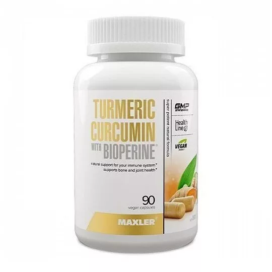 

Куркумин Maxler Curcumin Turmeric with Bioperine, 90 капсул, Curcumin Turmeric with Bioperine