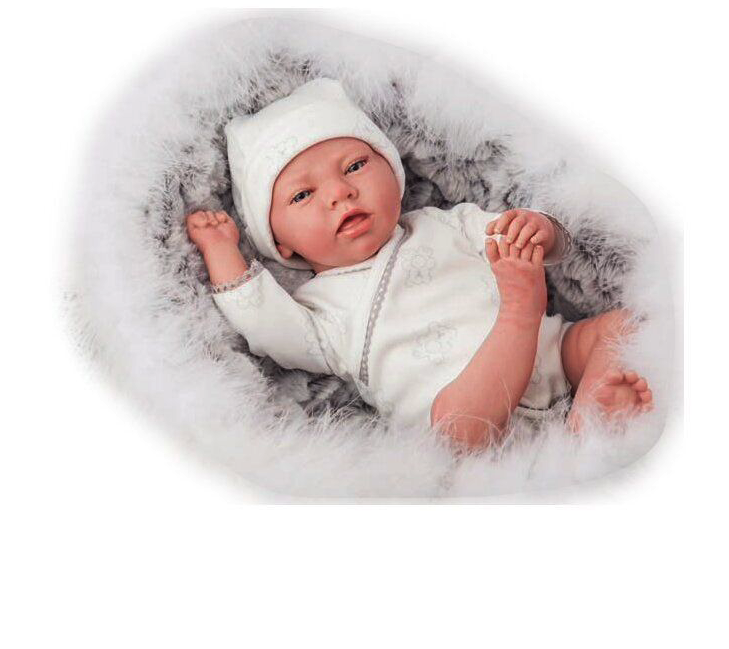 фото Пупс arias reborns noel с мягким телом, 40 см, с соской, т19813